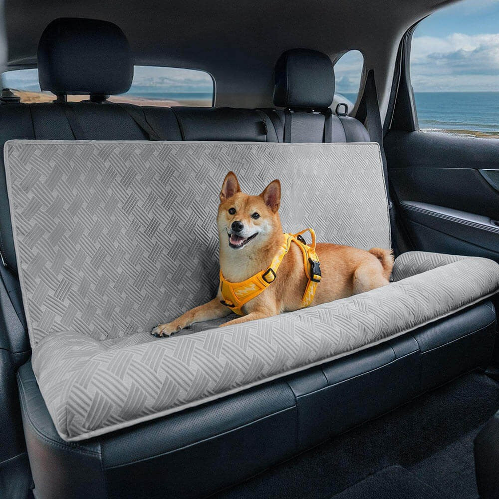 Cooling Travel Bolster Safety Back Seat Large Dog Car Seat Bed