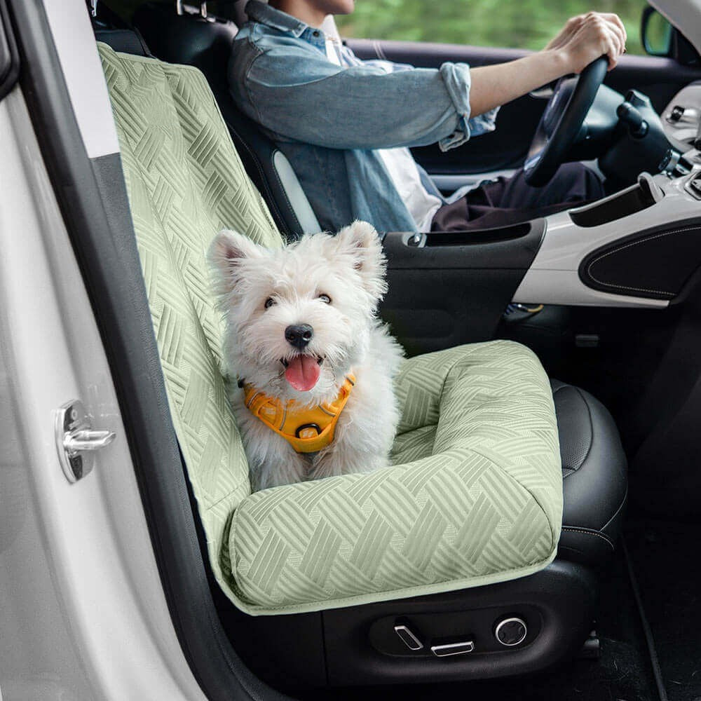 Cooling Travel Bolster Safety Back Seat Large Dog Car Seat Bed