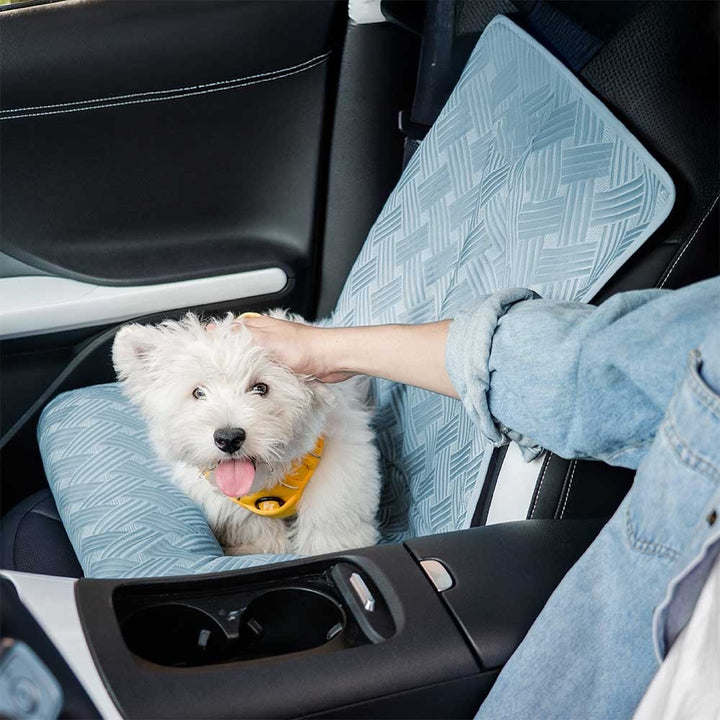 Cooling Travel Bolster Safety Back Seat Large Dog Car Seat Bed