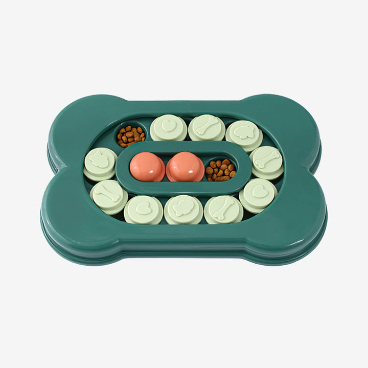 Sliding Foraging Tray Interactive Dog Puzzle Toy