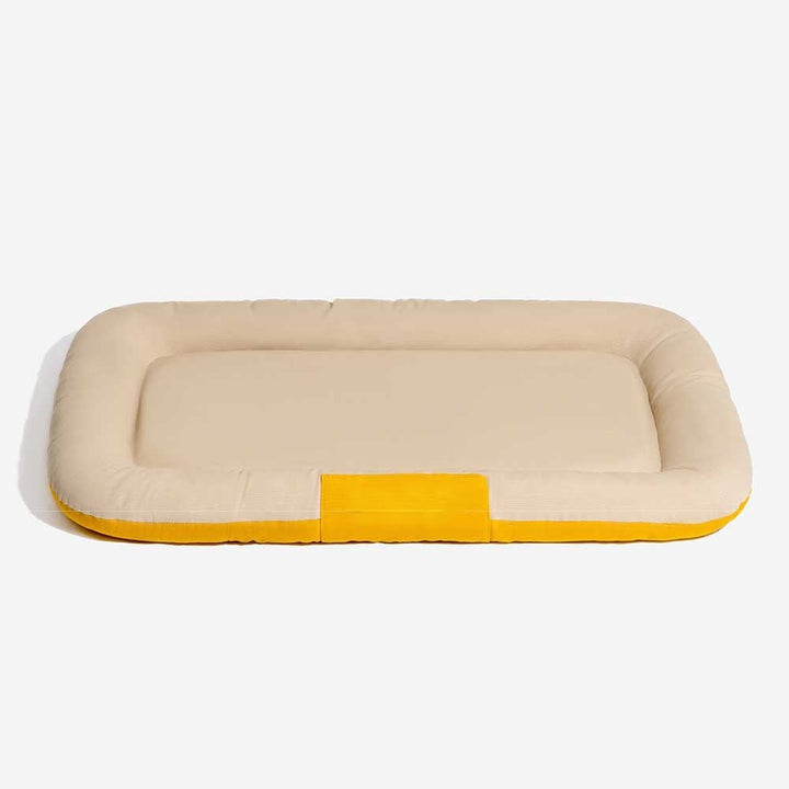 Outdoor Waterproof & Scratch-Resistant Colour-blocked Orthopaedic Dog Mat