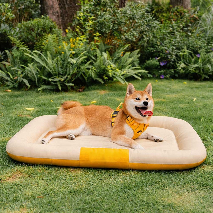 Outdoor Waterproof & Scratch-Resistant Colour-blocked Orthopaedic Dog Mat
