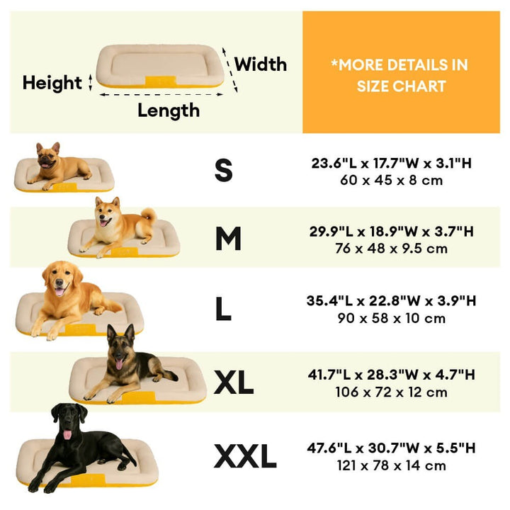 Outdoor Waterproof & Scratch-Resistant Colour-blocked Orthopaedic Dog Mat