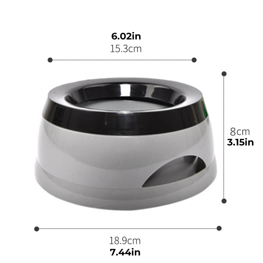 No Spill Floating Disk Water Bowl – Vehicle Travel Dog Hydration Companion
