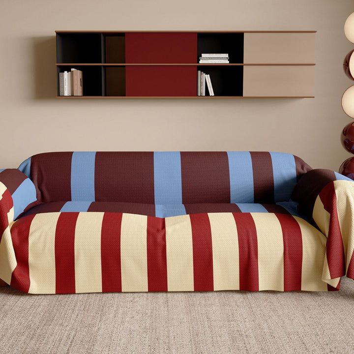 Modern Striped Sofa Couch Cover