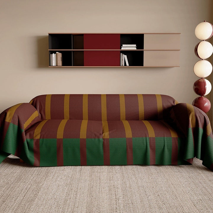 Modern Striped Sofa Couch Cover