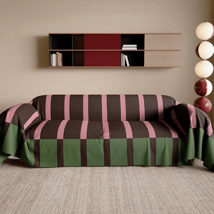 Modern Striped Sofa Couch Cover