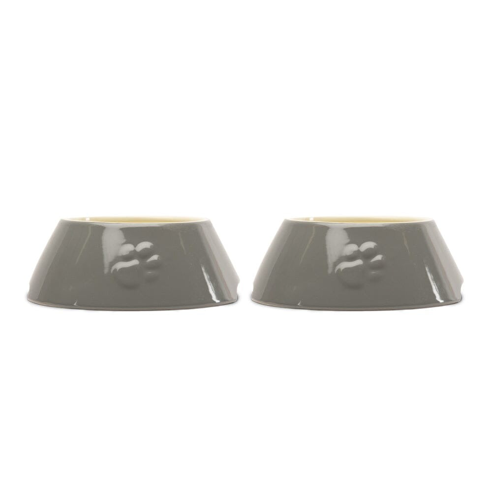 Classic 2-Piece Long Eared Dog Food & Water Bowl