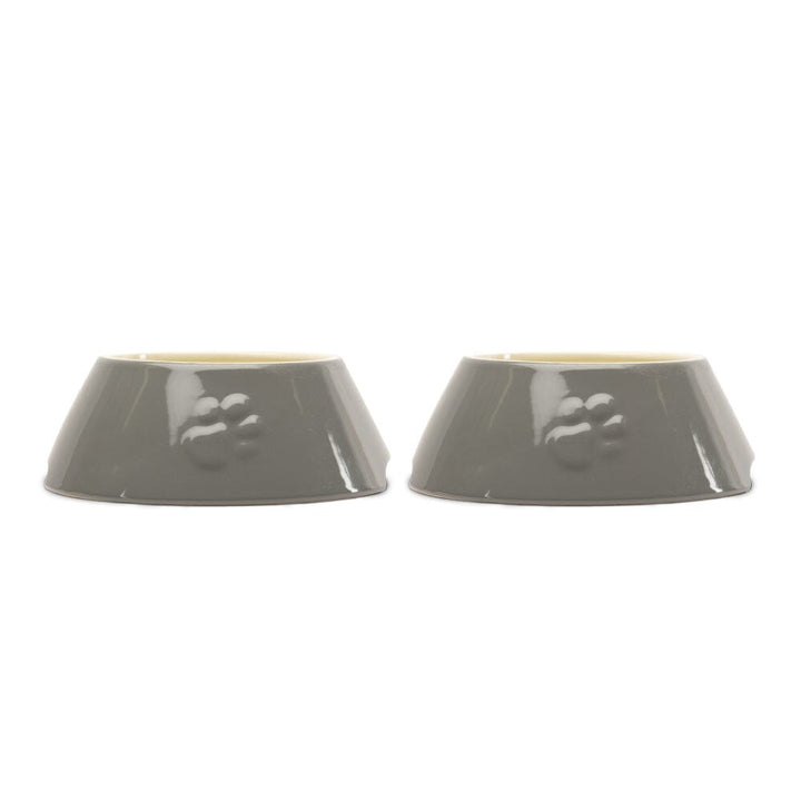Classic 2-Piece Long Eared Dog Food & Water Bowl