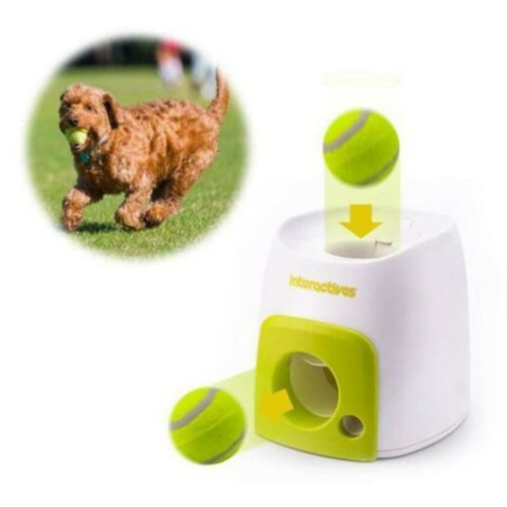 Automatic Dog Ball Fetch & Treat Toy