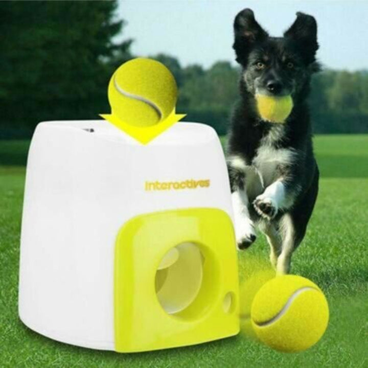 Automatic Dog Ball Fetch & Treat Toy