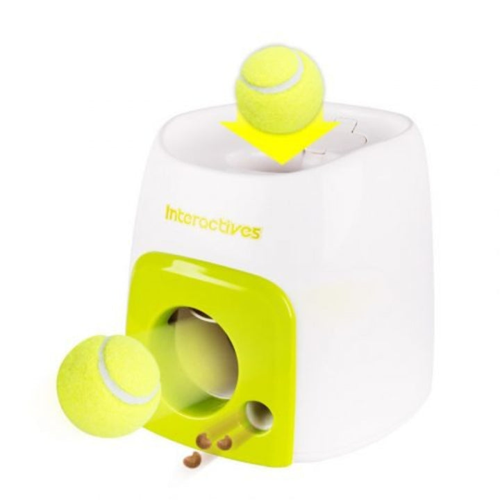 Automatic Dog Ball Fetch & Treat Toy