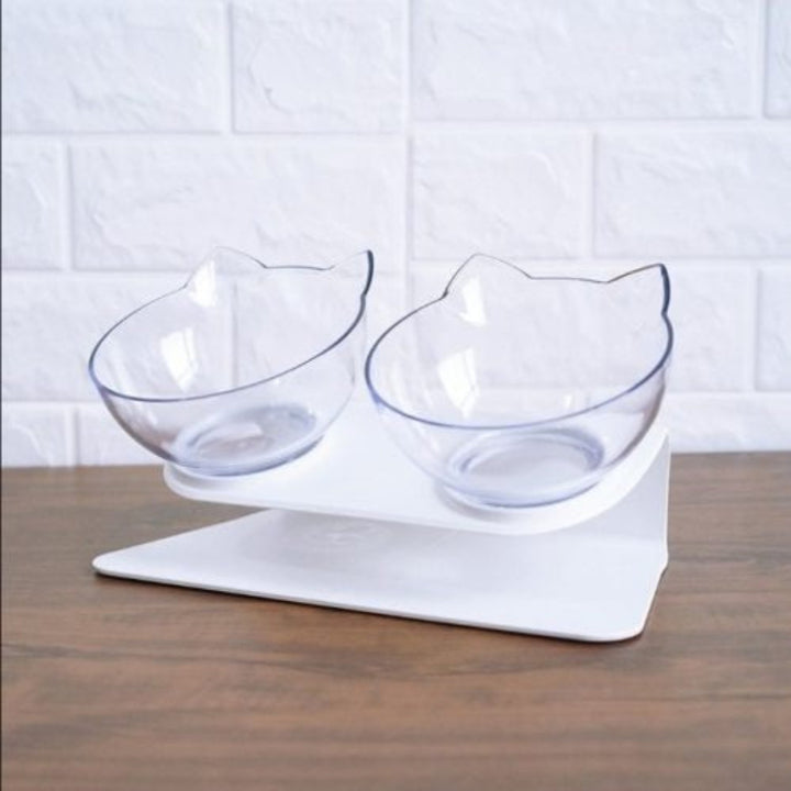 Anti-Vomiting Raised Cat Bowls