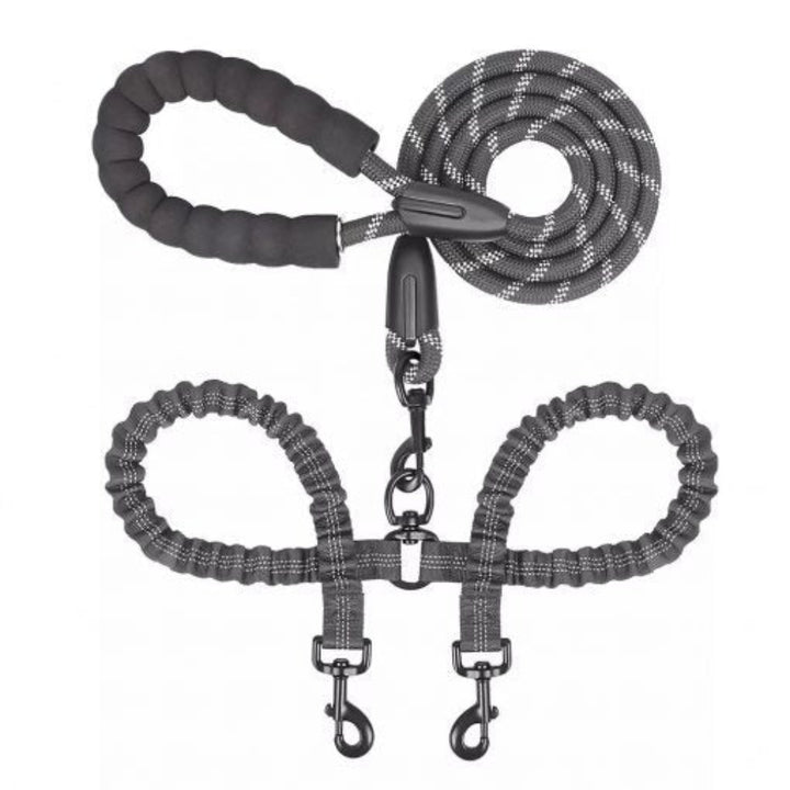 DualEase No-Tangle Dog Lead – Control & Comfort for Two Dogs