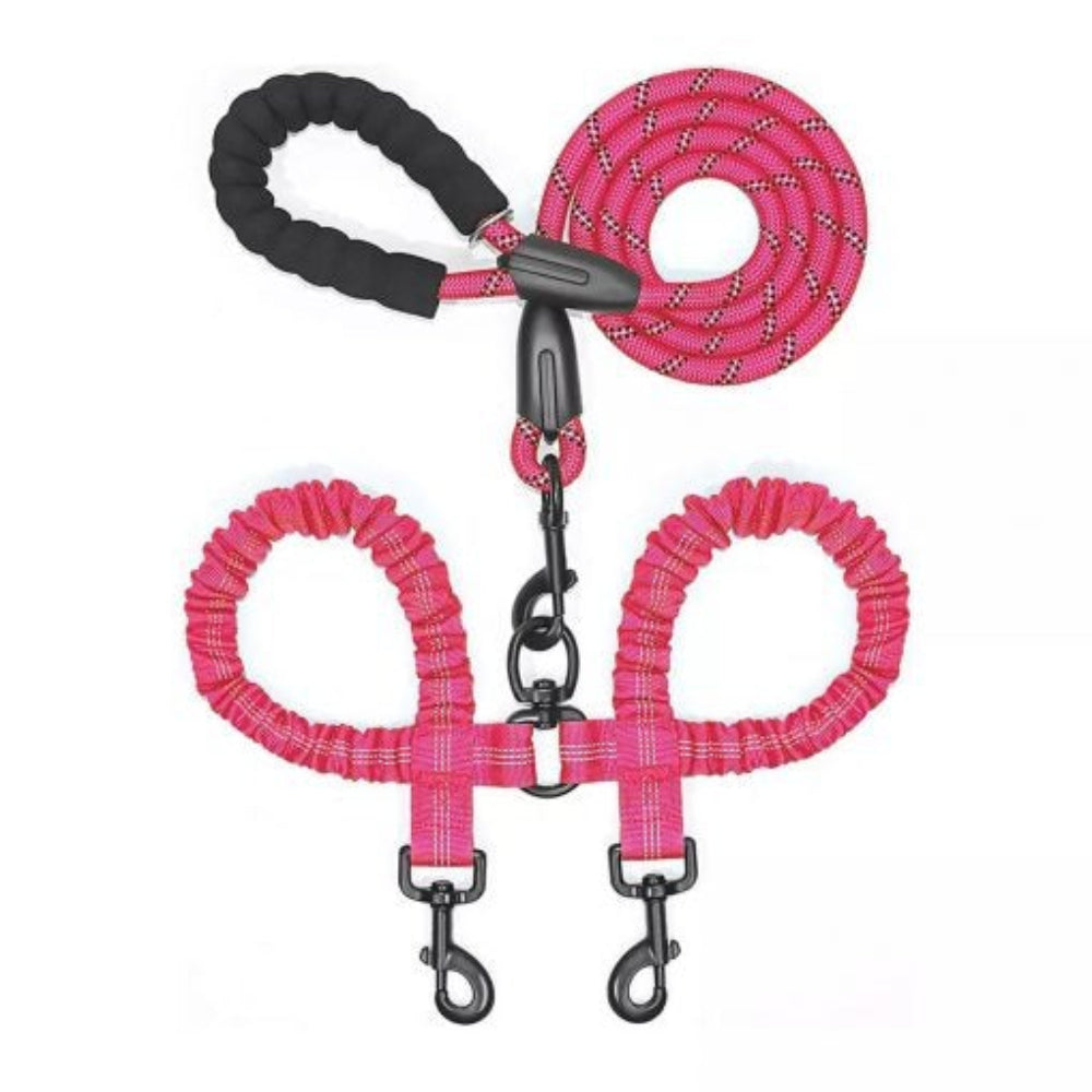 DualEase No-Tangle Dog Lead – Control & Comfort for Two Dogs