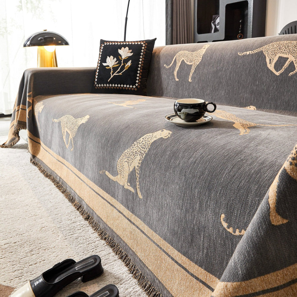 Safari Elegance Anti-Pilling Sofa Couch Cover