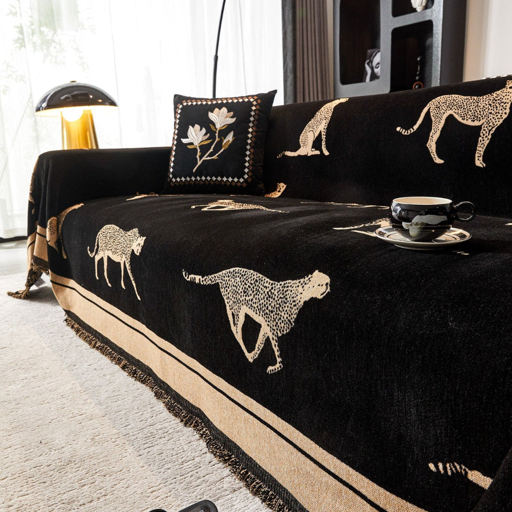 Safari Elegance Anti-Pilling Sofa Couch Cover