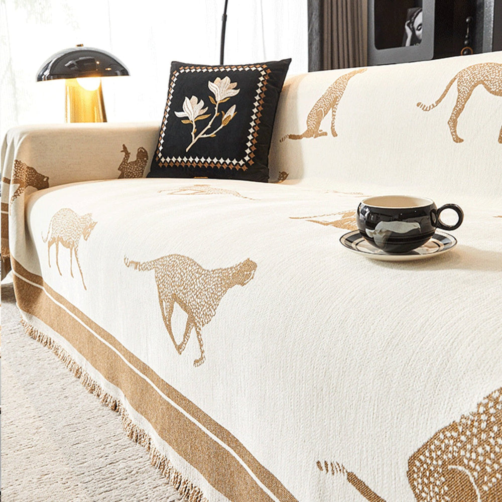 Safari Elegance Anti-Pilling Sofa Couch Cover