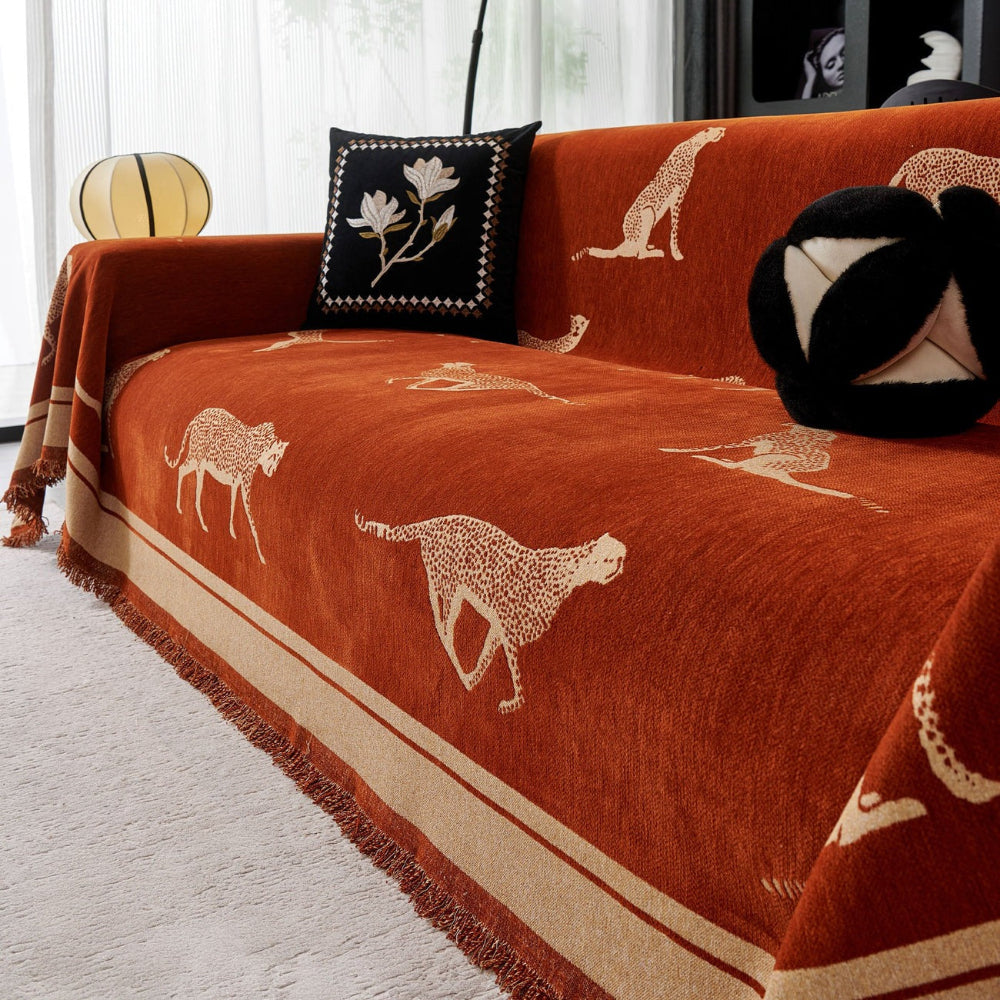 Safari Elegance Anti-Pilling Sofa Couch Cover