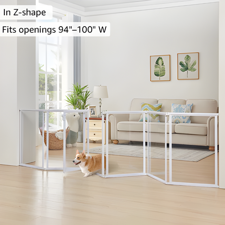 Clear Acrylic Dog Playpen