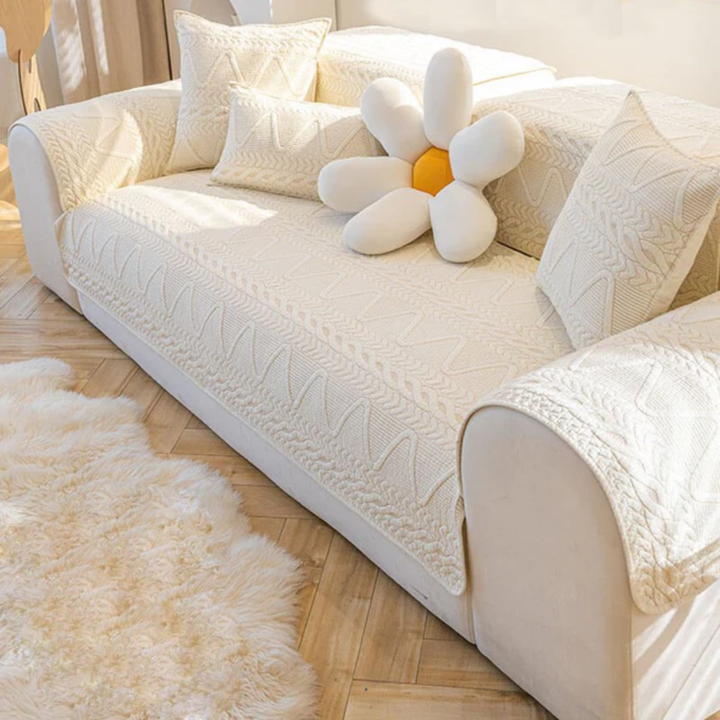 Quilted Sectional Couch Cover