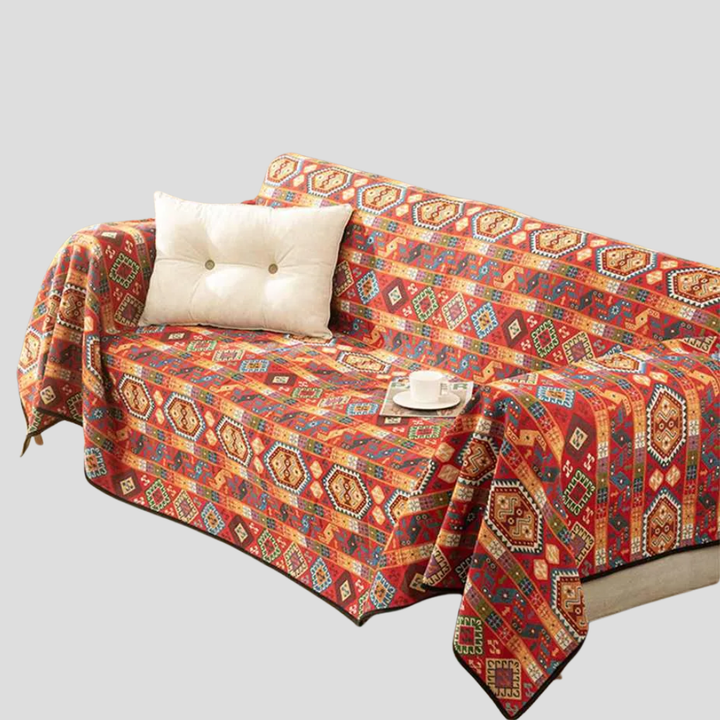 Moroccan Jacquard Throw Blanket Sofa and Bed Cover