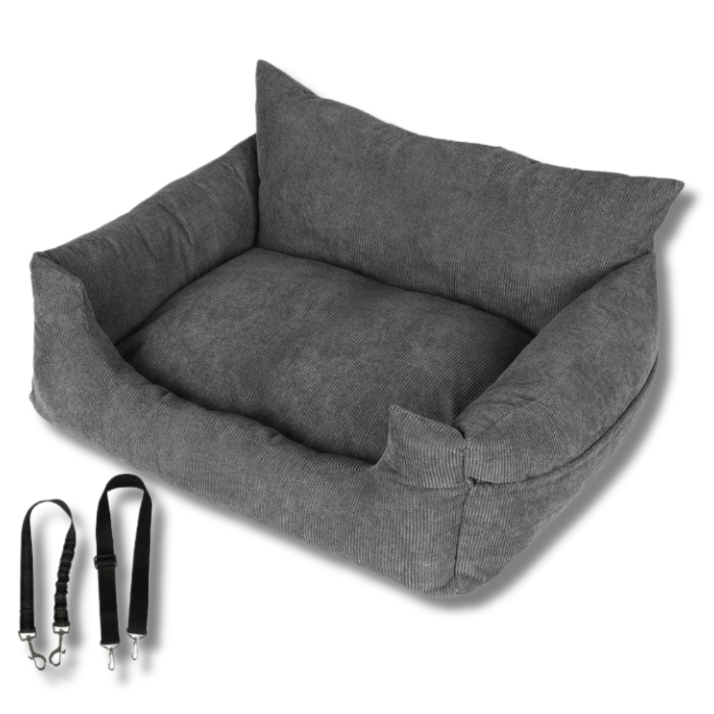 Calming Dog & Cat Bed Fluffy Plush Washable Comfort