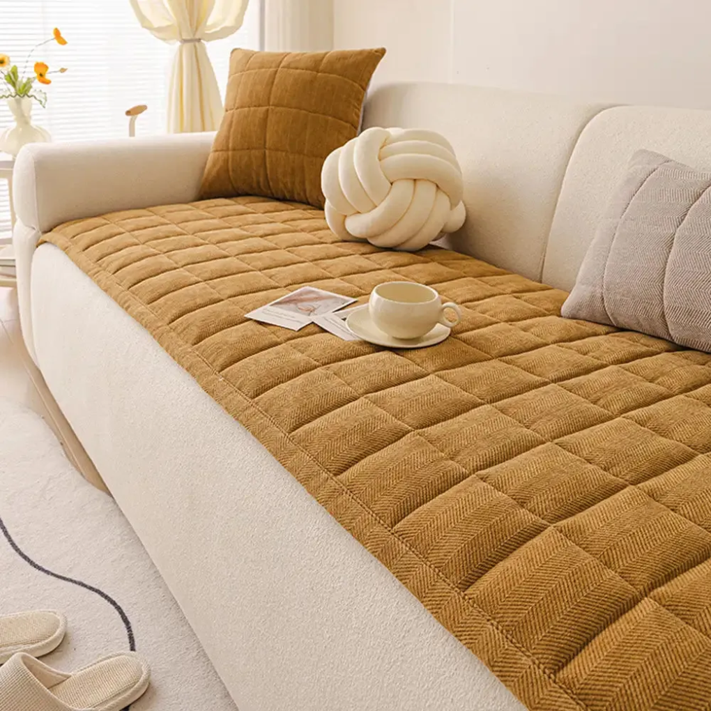 Herringbone Chenille Sofa Cover