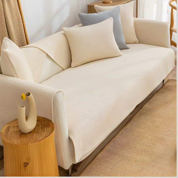 Linen Sofa Cover Set