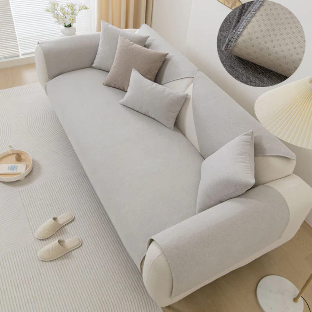 Linen Sectional Sofa Cover