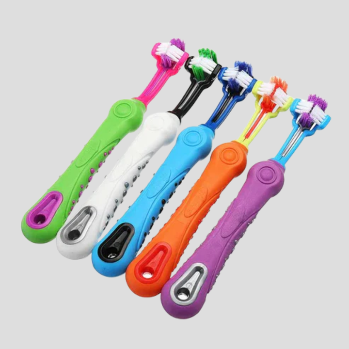 3-Head Dog Toothbrush – Effective Cleaning for Everyday Care