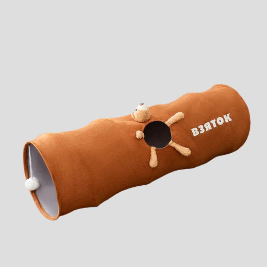 Foldable Cat Tunnel Interactive Indoor Play Tube