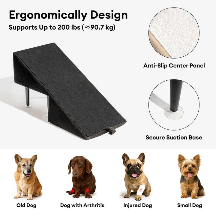 2-in-1 Convertible Wooden Home Step Stool Dog Ramp Stairs