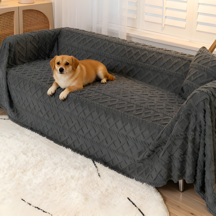 Soft Shaggy Sofa Cover