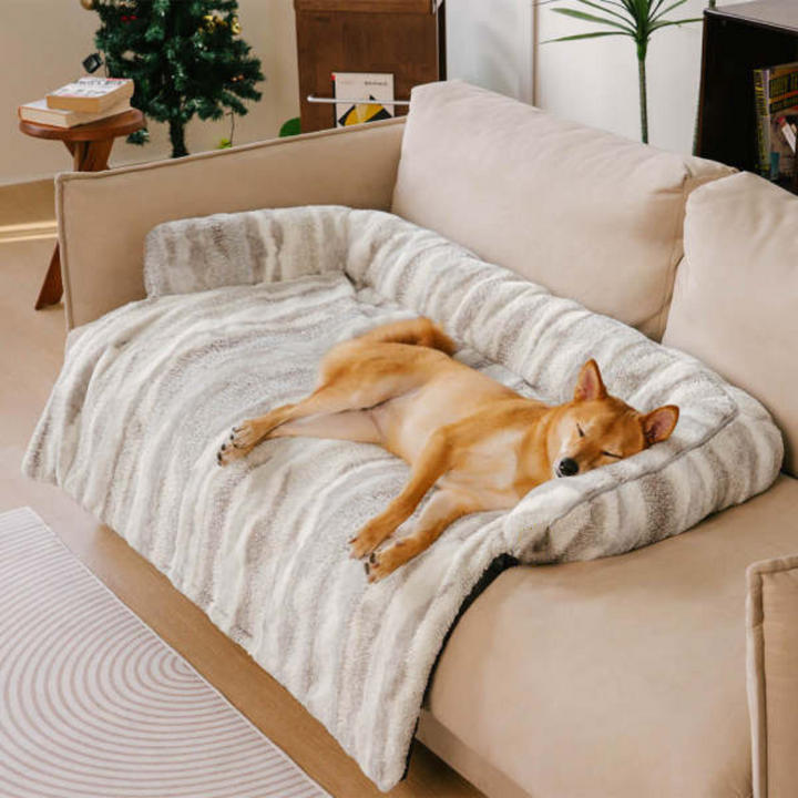 Nordic Plush Sofa Protector Dog Mat