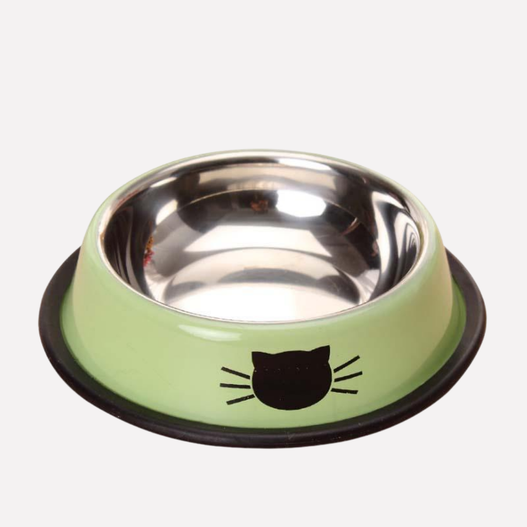 Cute Cat Face Feeding Bowl – Adorable Pet Food Bowl for Cats