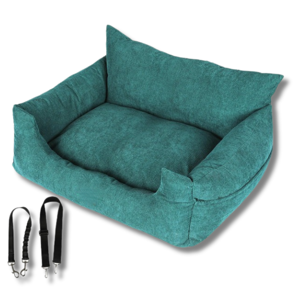 Calming Dog & Cat Bed Fluffy Plush Washable Comfort