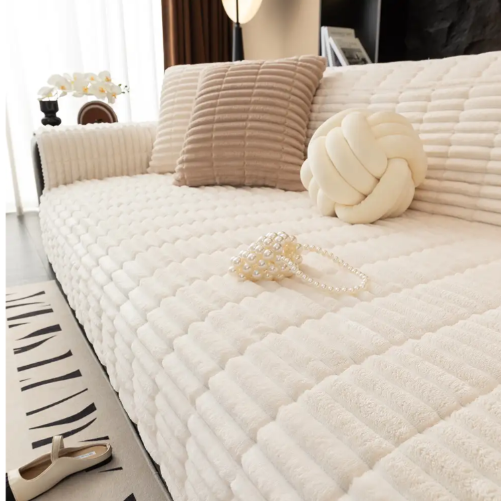 One‑Piece Flannel Sofa Cover