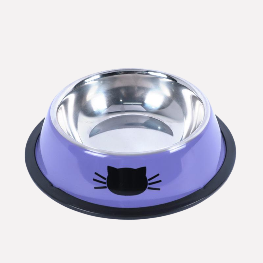 Cute Cat Face Feeding Bowl – Adorable Pet Food Bowl for Cats
