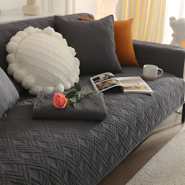 Quilted Sectional Couch Cover