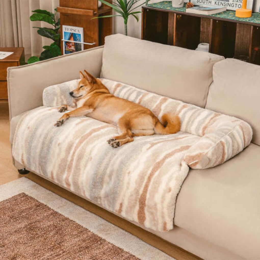 Nordic Plush Sofa Protector Dog Mat