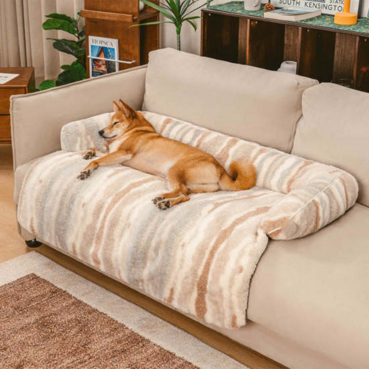 Nordic Plush Sofa Protector Dog Mat