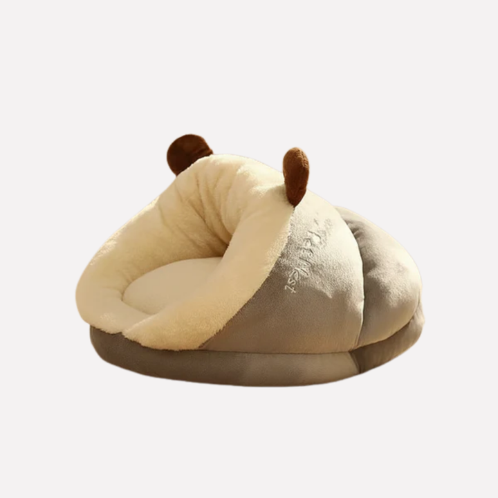 Dog Slipper Bed – Cozy Plush Indoor Pet Bed for Dogs