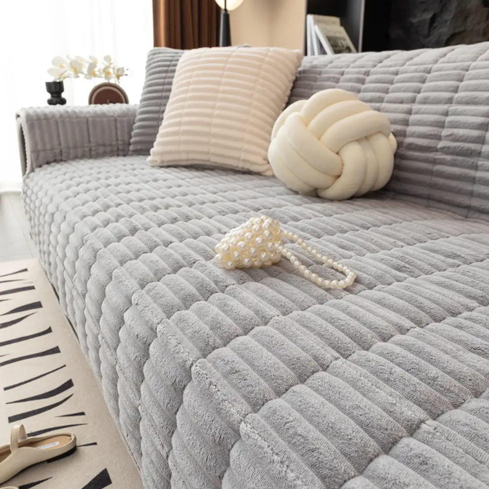 One‑Piece Flannel Sofa Cover