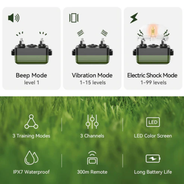 Smart Training Collar & Remote 300 m Range