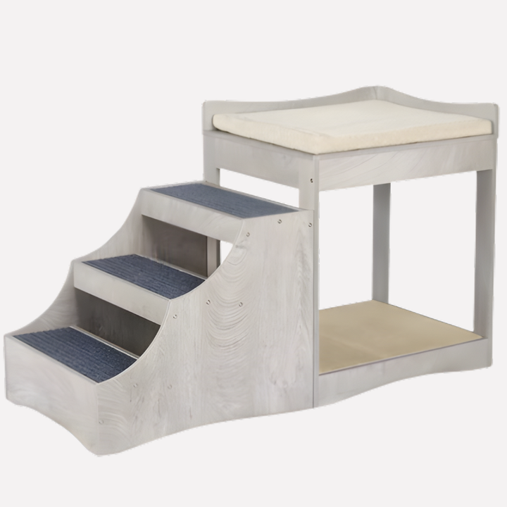 Pet Bunk Bed with Removable Step
