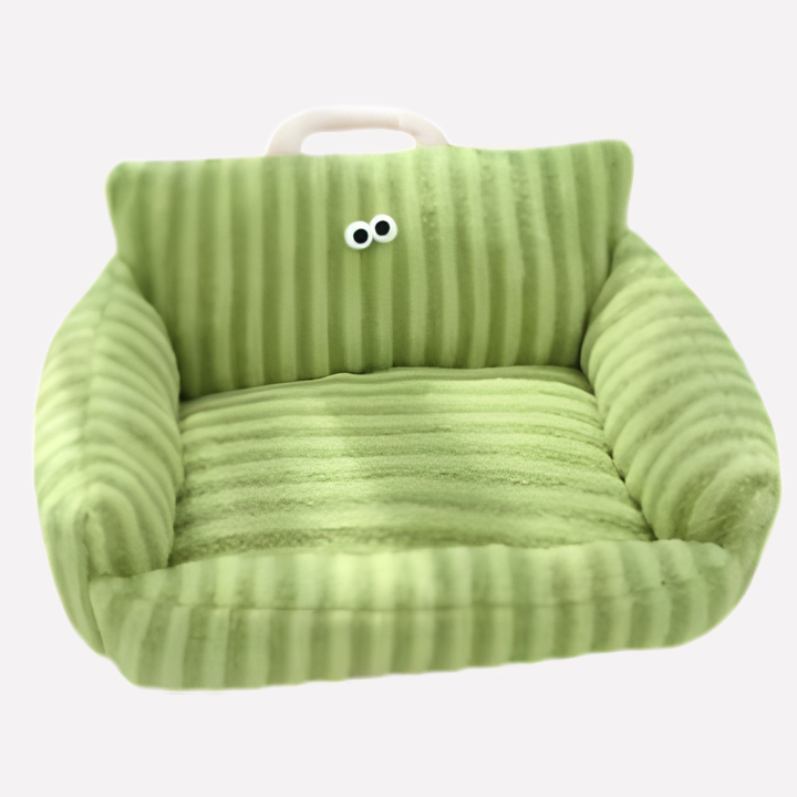 Plush Pet Sofa with Elevated Comfort