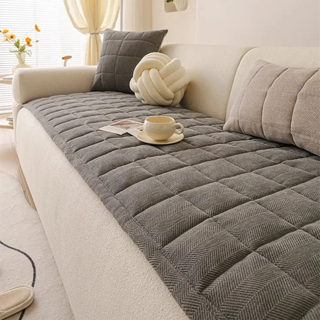 Herringbone Chenille Sofa Cover