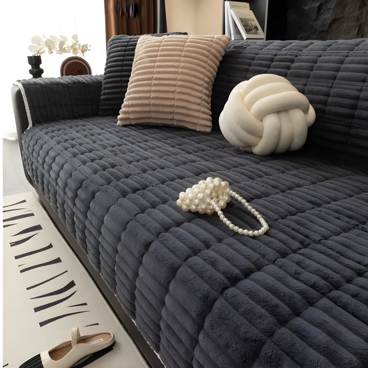 One‑Piece Flannel Sofa Cover