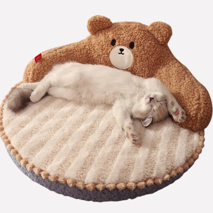 Bear-Shaped Pet Sleeping Mat
